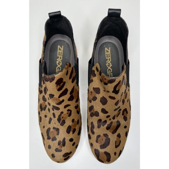 Cole Haan ZeroGrand Bootie Womens 8B Ocelot HairCalf Print Pull On Sneaker - Picture 7 of 10